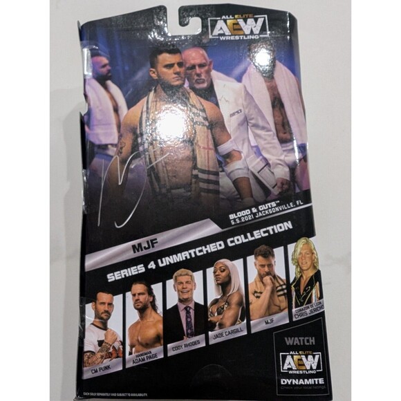 MJF (w/ Scarf) - AEW Unmatched Series 4 Jazwares Toy Wrestling Action Figure - Picture 2 of 6